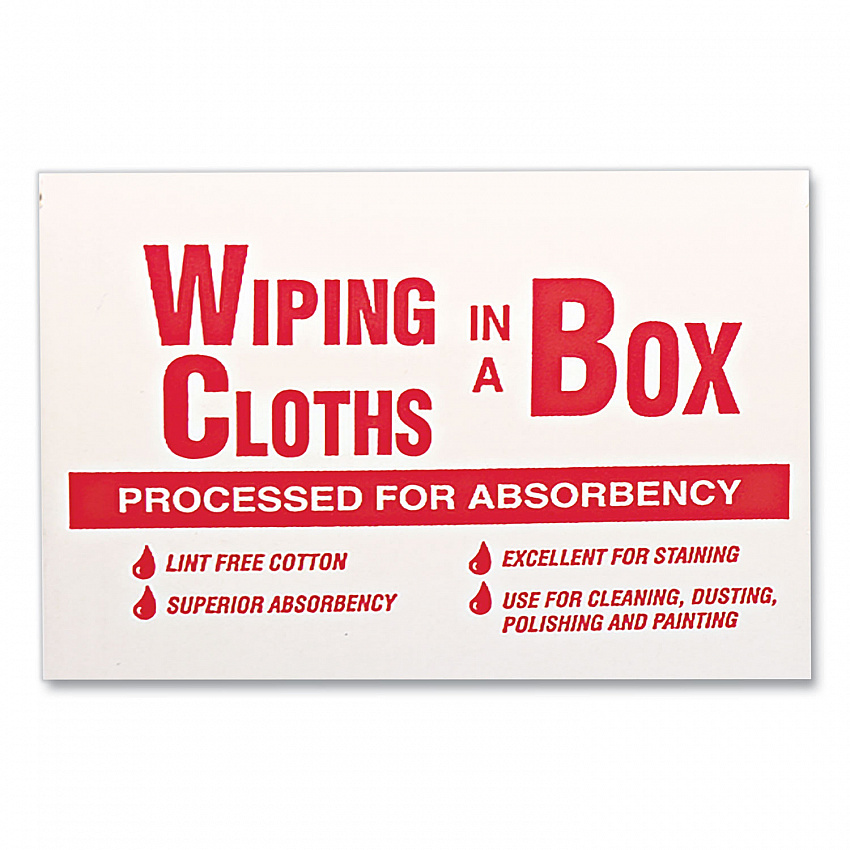 Multipurpose Reusable Wiping Cloths, Cotton, 5 lb Box, Assorted Sizes and Colors (N205CW05)