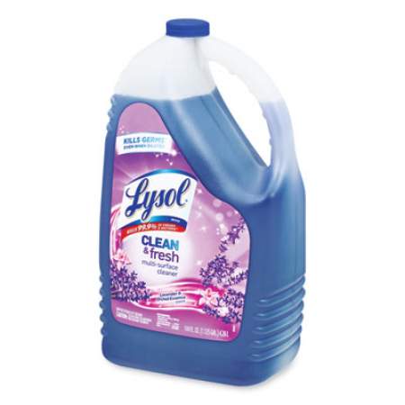 LYSOL Clean and Fresh Multi-Surface Cleaner, Lavender and Orchid Essence, 144 oz Bottle, 4/Carton (88786)