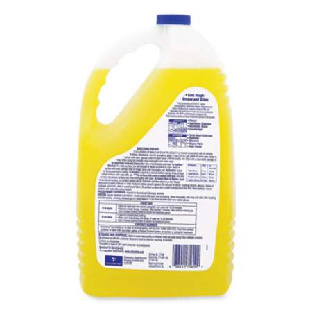 LYSOL Clean and Fresh Multi-Surface Cleaner, Sparkling Lemon and Sunflower Essence, 144 oz Bottle, 4/Carton (77617)