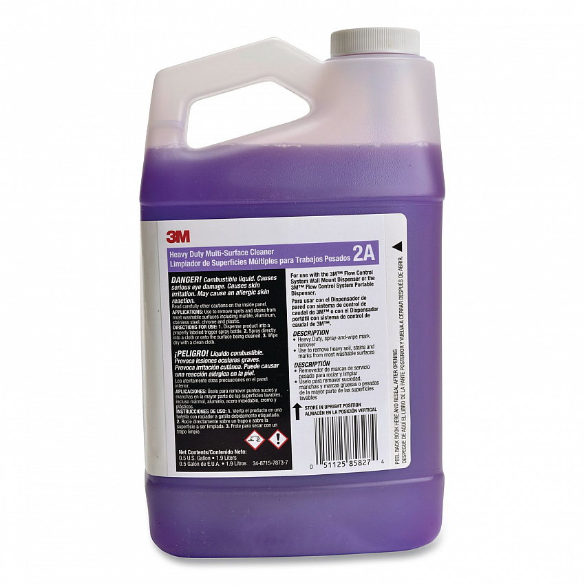 Heavy-Duty Multi-Surface Cleaner Concentrate, Citrus Scent, 0.5 gal Bottle, 4/Carton (2A)