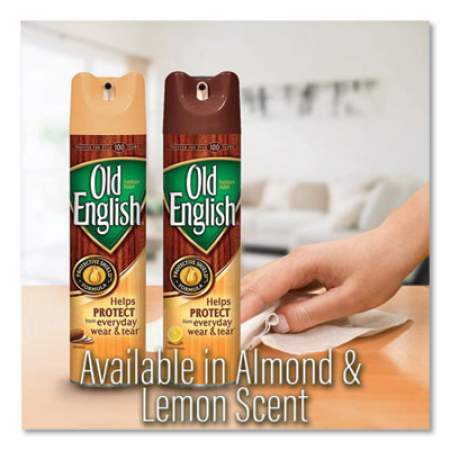 OLD ENGLISH Furniture Polish, Almond Scent, 12.5 oz Aerosol Spray (77677)