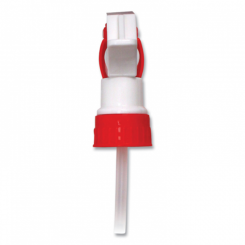 Spray Trigger, 9.5" Tube, Fits 32 oz Bottles, Red/White (490624)
