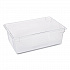 Food/Tote Boxes, 12.5 gal, 26 x 18 x 9, Clear, Plastic (3300CLE)