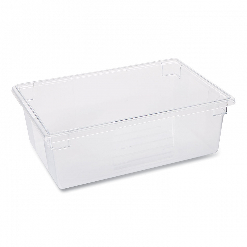 Food/Tote Boxes, 12.5 gal, 26 x 18 x 9, Clear, Plastic (3300CLE)