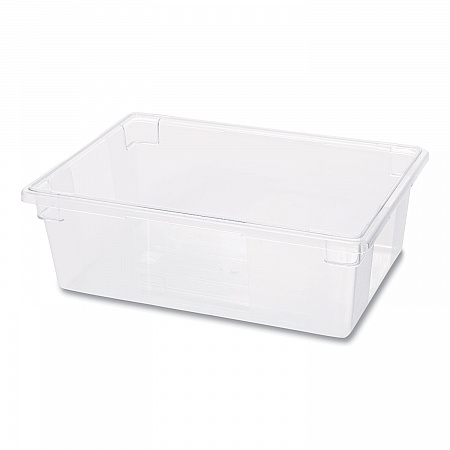 Food/Tote Boxes, 12.5 gal, 26 x 18 x 9, Clear, Plastic (3300CLE)