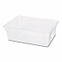 Food/Tote Boxes, 12.5 gal, 26 x 18 x 9, Clear, Plastic (3300CLE)