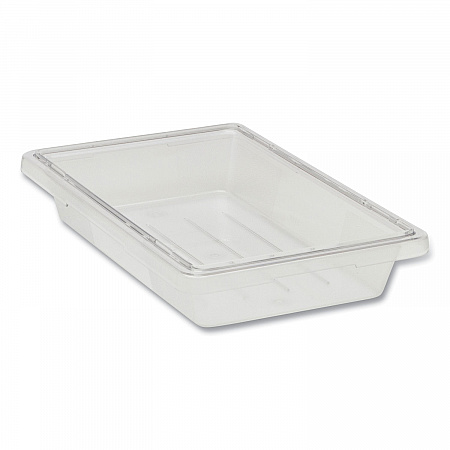 Food/Tote Boxes, 5 gal, 12 x 18 x 9, Clear, Plastic (3304CLE)