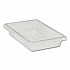 Food/Tote Boxes, 5 gal, 12 x 18 x 9, Clear, Plastic (3304CLE)