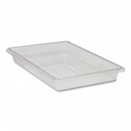 Food/Tote Boxes, 5 gal, 26 x 18 x 3.5, Clear, Plastic (3306CLE)