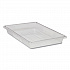 Food/Tote Boxes, 5 gal, 26 x 18 x 3.5, Clear, Plastic (3306CLE)
