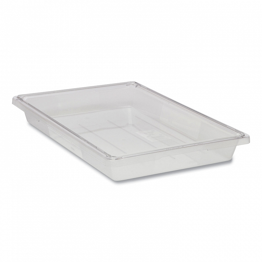 Food/Tote Boxes, 5 gal, 26 x 18 x 3.5, Clear, Plastic (3306CLE)