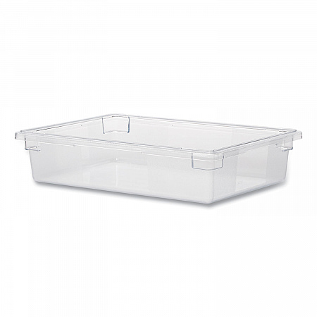 Food/Tote Boxes, 8.5 gal, 26 x 18 x 6, Clear, Plastic (3308CLE)