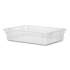 Rubbermaid Commercial Food/Tote Boxes, 8.5 gal, 26 x 18 x 6, Clear (3308CLE)