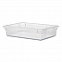 Food/Tote Boxes, 8.5 gal, 26 x 18 x 6, Clear, Plastic (3308CLE)