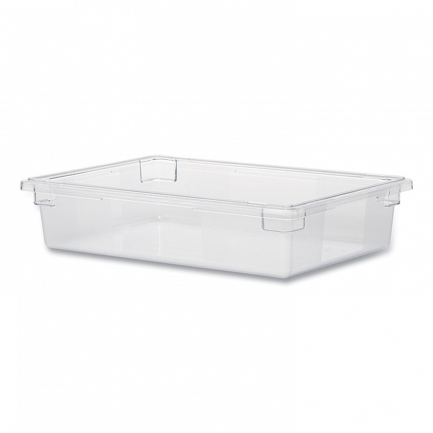 Food/Tote Boxes, 8.5 gal, 26 x 18 x 6, Clear, Plastic (3308CLE)