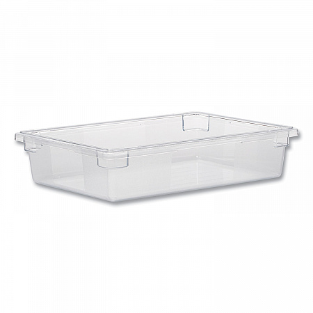 Food/Tote Boxes, 8.5 gal, 26 x 18 x 6, Clear, Plastic (3308CLE)