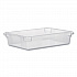 Food/Tote Boxes, 8.5 gal, 26 x 18 x 6, Clear, Plastic (3308CLE)