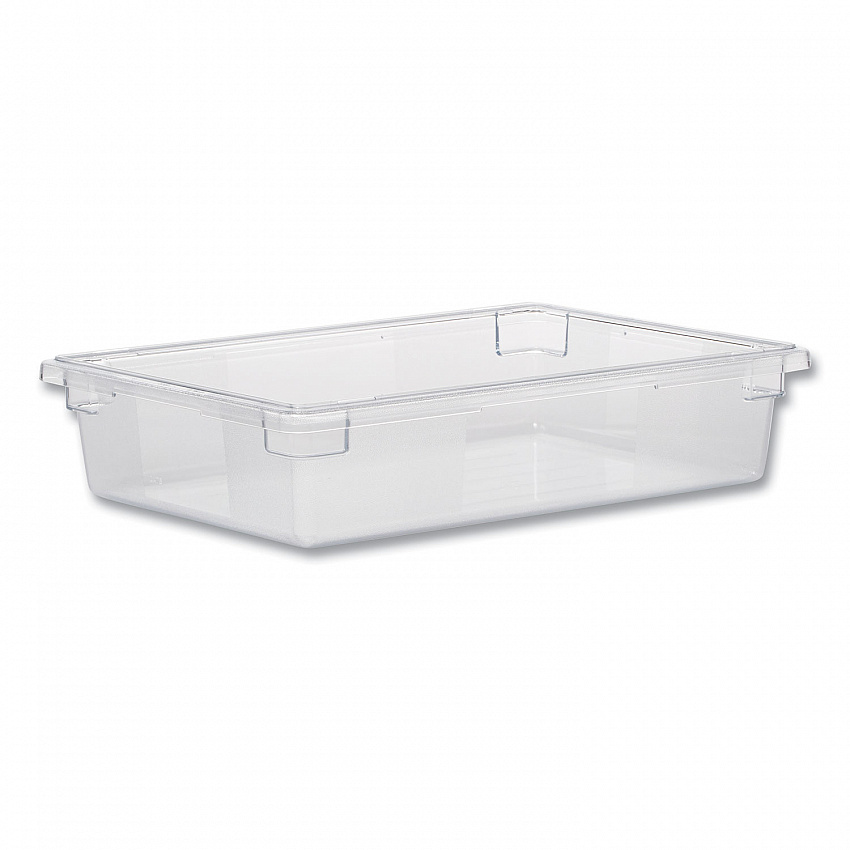 Food/Tote Boxes, 8.5 gal, 26 x 18 x 6, Clear, Plastic (3308CLE)