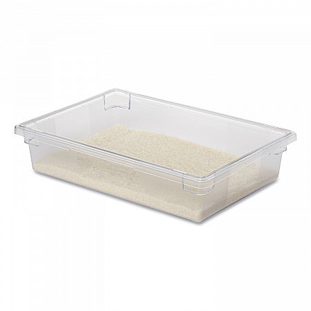 Food/Tote Boxes, 8.5 gal, 26 x 18 x 6, Clear, Plastic (3308CLE)
