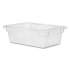 Rubbermaid Commercial Food/Tote Boxes, 3.5 gal, 18 x 12 x 6, Clear (3309CLE)