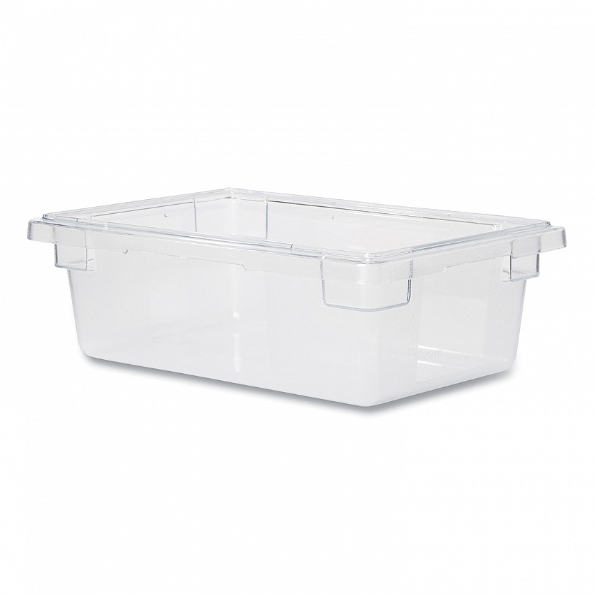 Food/Tote Boxes, 3.5 gal, 18 x 12 x 6, Clear, Plastic (3309CLE)