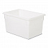 Food/Tote Boxes, 21.5 gal, 26 x 18 x 15, White, Plastic (3501WHI)