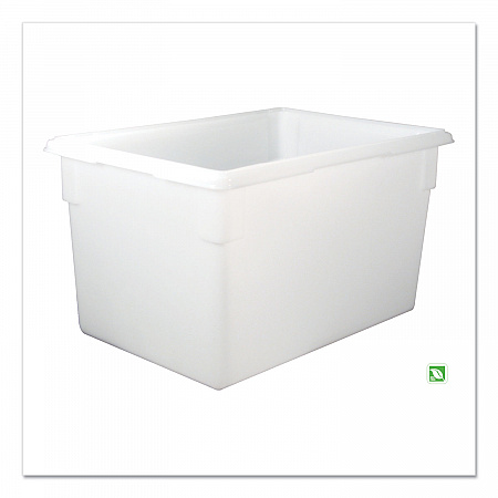Food/Tote Boxes, 21.5 gal, 26 x 18 x 15, White, Plastic (3501WHI)