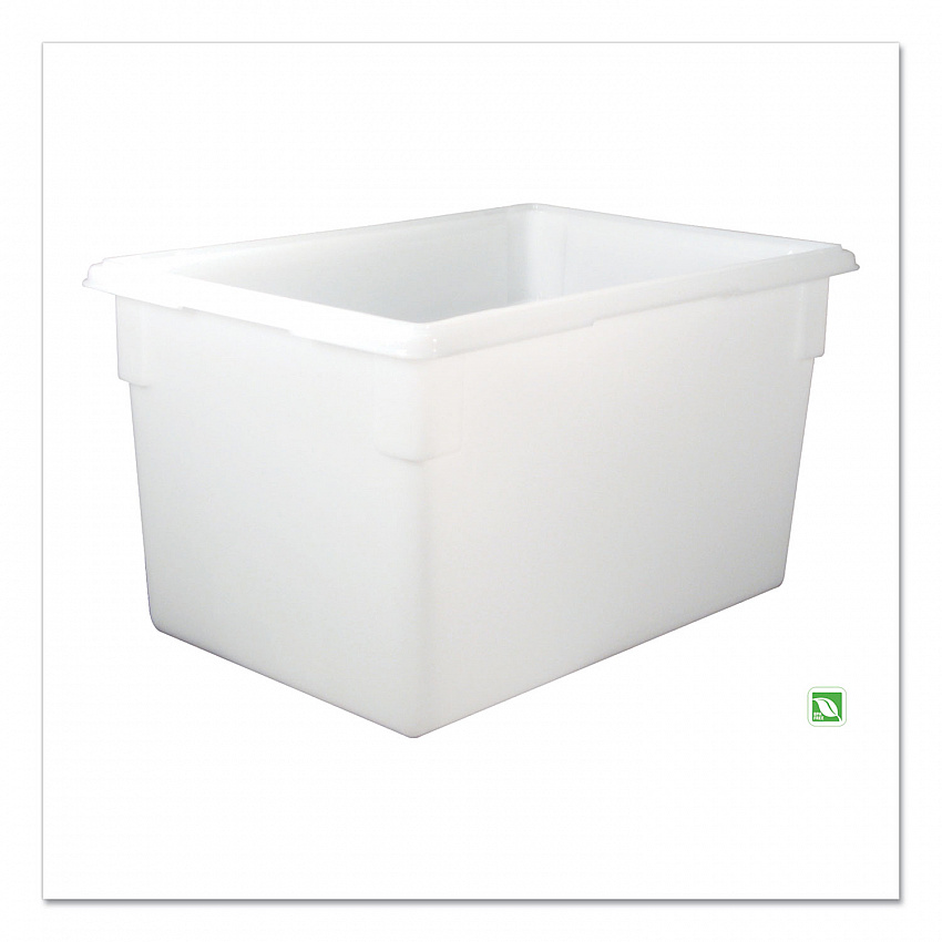 Food/Tote Boxes, 21.5 gal, 26 x 18 x 15, White, Plastic (3501WHI)