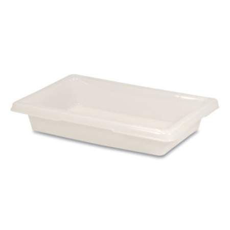 Rubbermaid Commercial Food/Tote Boxes, 2 gal, 18 x 12 x 3.5, White (3507WHI)