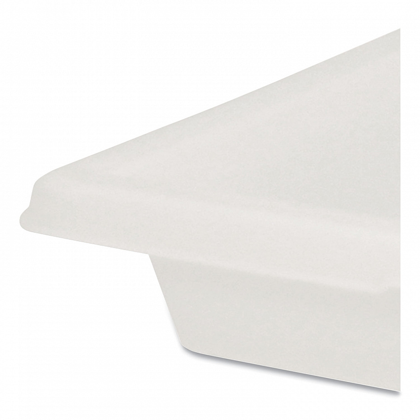 Food/Tote Boxes, 2 gal, 18 x 12 x 3.5, White, Plastic (3507WHI)