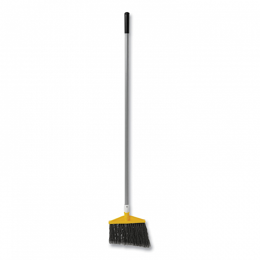 Angled Large Broom, 48.78" Length, Silver/Gray (6385GRA)