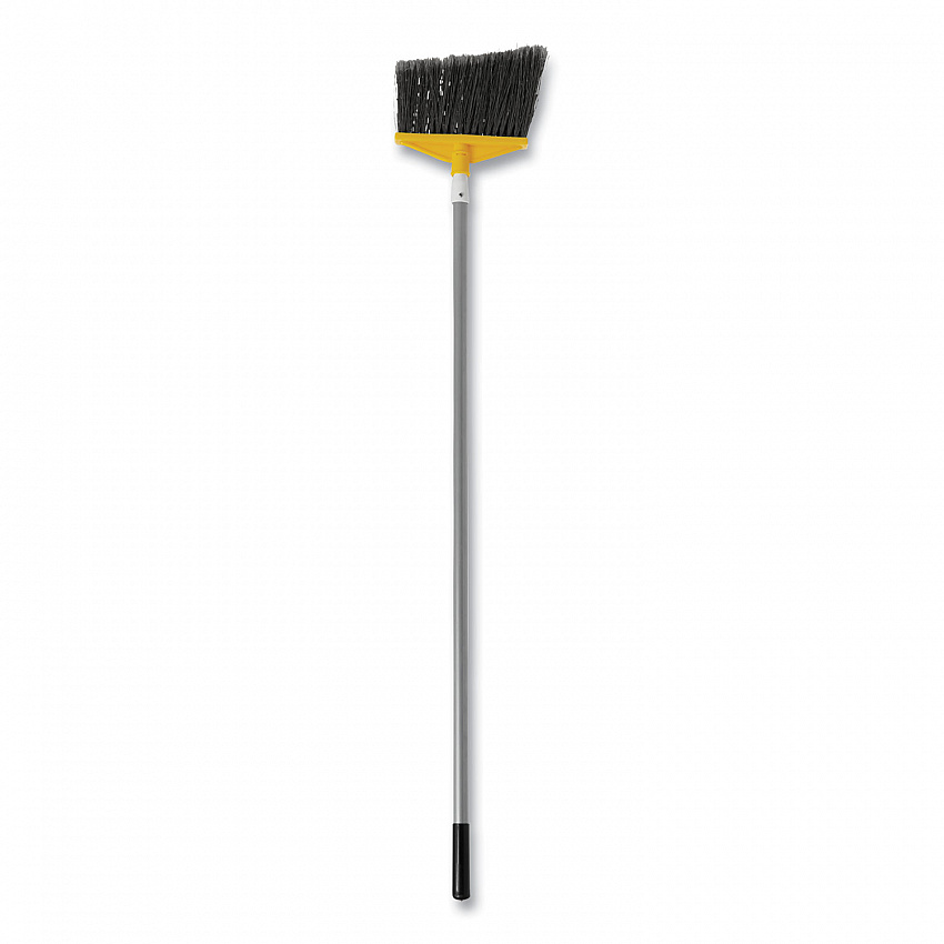 Angled Large Broom, 48.78" Length, Silver/Gray (6385GRA)