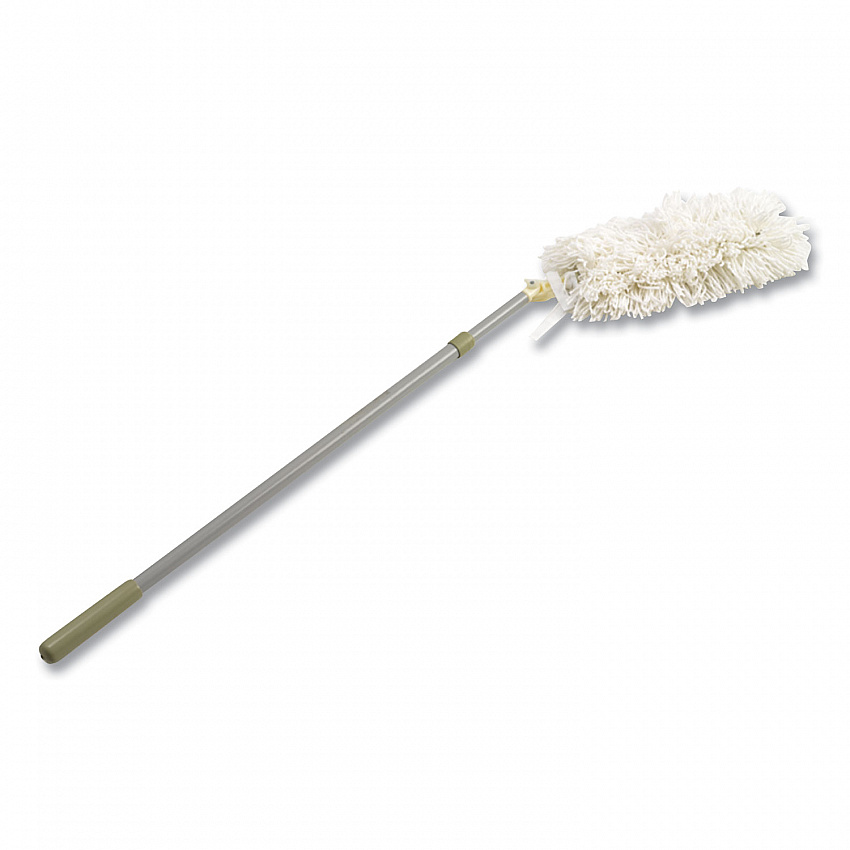 HiDuster Dusting Tool with Angled Launderable Head, 51" Extension Handle (T120)