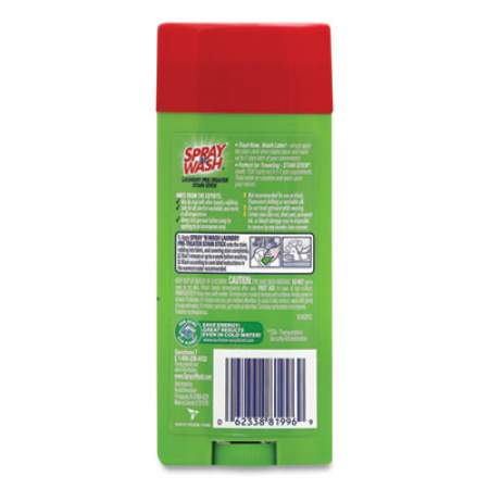 SPRAY n WASH Pre-Treat Stain Stick, White, 3 oz, 12 per Carton (81996CT)