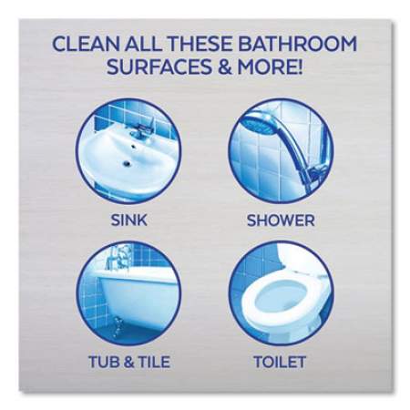 LYSOL Disinfectant Bathroom Cleaners, Liquid, Atlantic Fresh, 32 oz Spray Bottle, 12/Carton (02699CT)