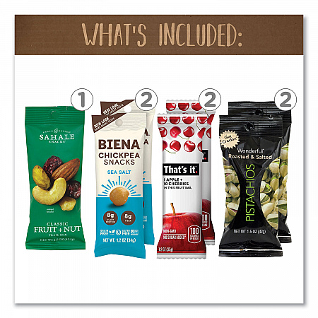 Vegan Snack Box, 15 Assorted Snacks/Box (70000126)
