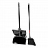 Lobby Pro Upright Dustpan, with Cover, 12.5 x 37, Plastic/Metal, Black (253200BLA)