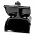 Lobby Pro Upright Dustpan, with Cover, 12.5 x 37, Plastic/Metal, Black (253200BLA)