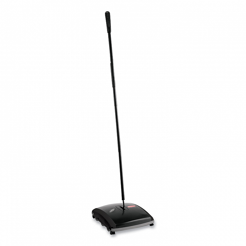Dual Action Sweeper, 44" Steel/Plastic Handle, Black/Yellow (421388BLA)
