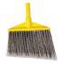 Rubbermaid Commercial 7920014588208, Angled Large Broom, 46.78" Handle, Gray/Yellow (637500GY)