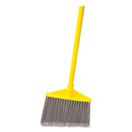 Rubbermaid Commercial 7920014588208, Angled Large Broom, 46.78" Handle, Gray/Yellow (637500GY)