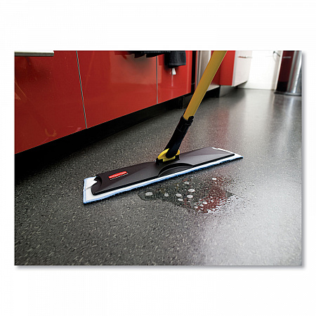 Economy Wet Mopping Pad, Microfiber, 18