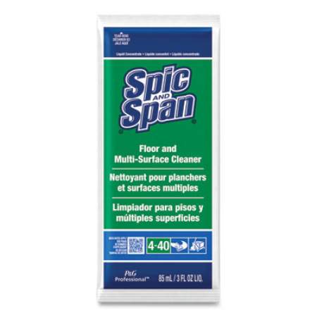 Spic and Span Liquid Floor Cleaner, 3 oz Packet, 45/Carton (02011)