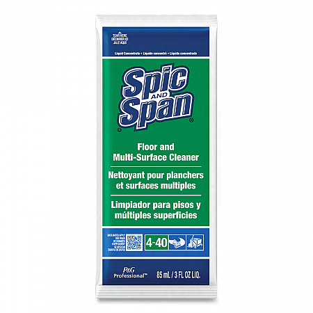 Liquid Floor Cleaner, Fresh Scent, 3 oz Packet, 45/Carton (02011)