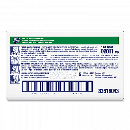 Liquid Floor Cleaner, Fresh Scent, 3 oz Packet, 45/Carton (02011)