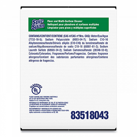 Liquid Floor Cleaner, Fresh Scent, 3 oz Packet, 45/Carton (02011)