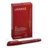 Universal Pen-Style Permanent Marker, Fine Bullet Tip, Red, Dozen (07072)