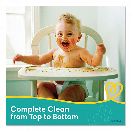 Complete Clean Baby Wipes, 1-Ply, Baby Fresh, 7 x 6.8, White, 72 Wipes/Pack, 8 Packs/Carton (75536)