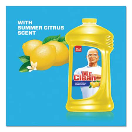 Mr. Clean Multi-Surface Antibacterial Cleaner, Summer Citrus, 28 oz Bottle (77130EA)