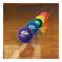 Champion Sports Rhino Skin Dodge Ball Set, 6" Diameter, Assorted Colors, 6/Set (RXD6SET)